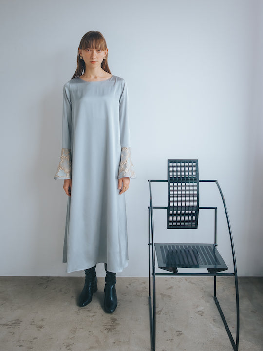 sahara Jacquard Vest Layered Dress22000円