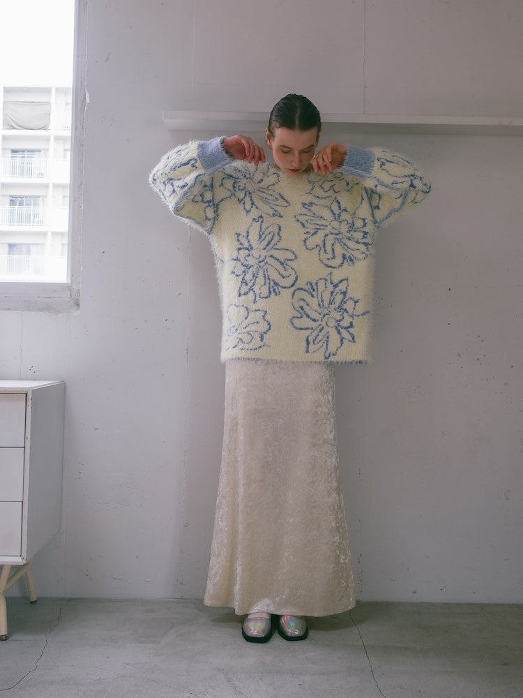 Velour Long Skirt｜大人気ベロアロングスカート – MARTE