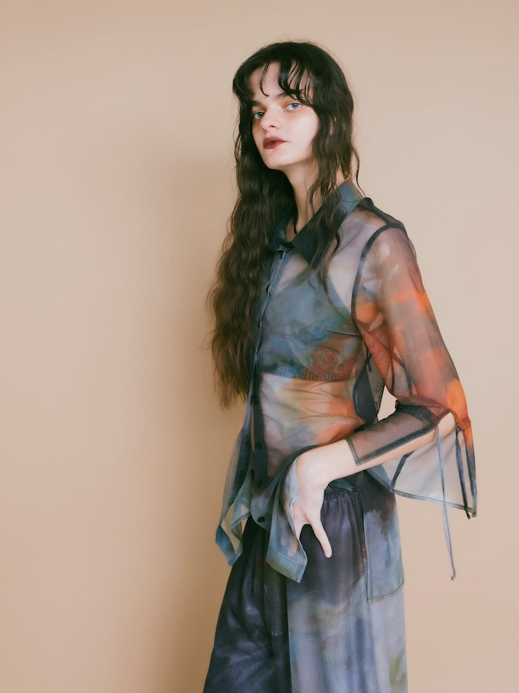モデル身長：173cm / カラー：02 Fleurs