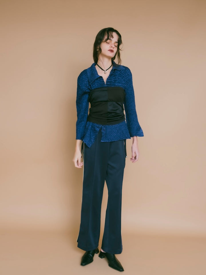 Random Pleats Shirt