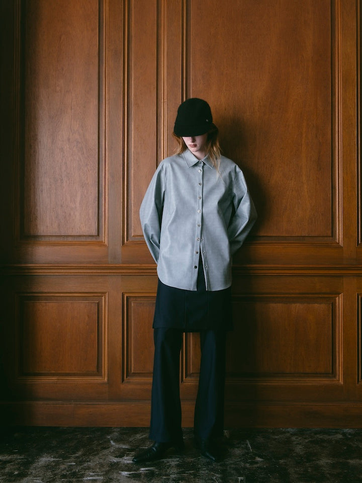 モデル身長：175cm / カラー：BlueGray