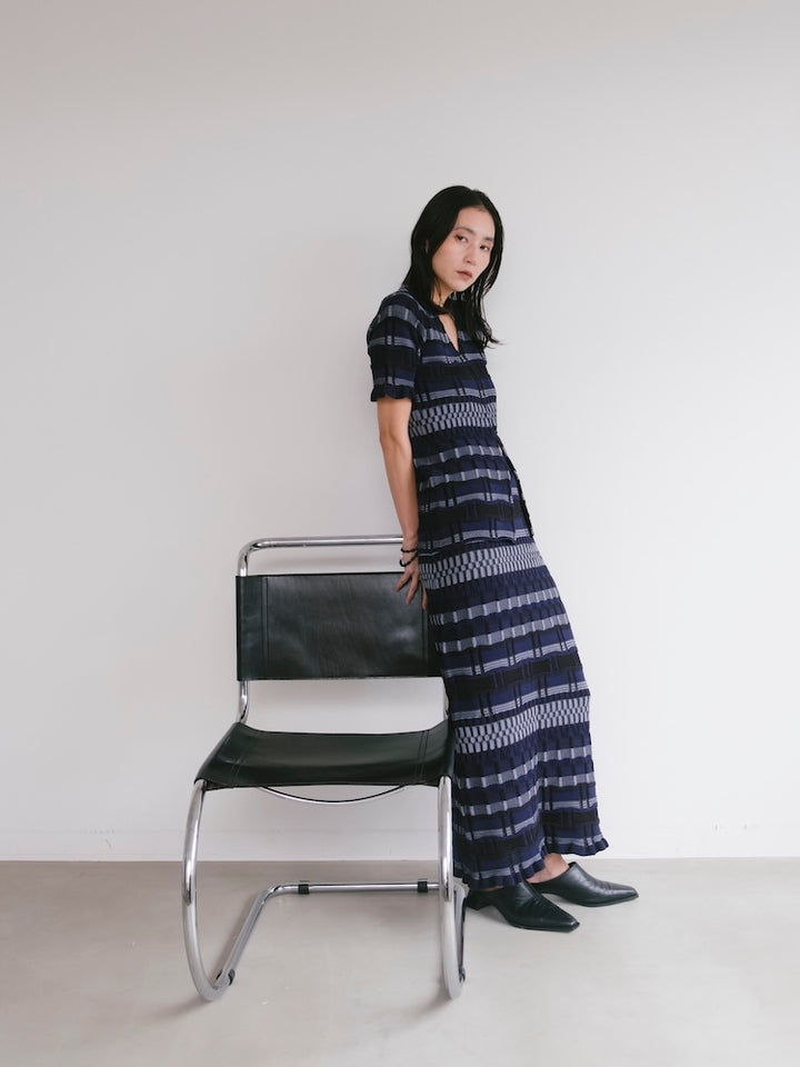 モデル身長：163cm / カラー：Navy