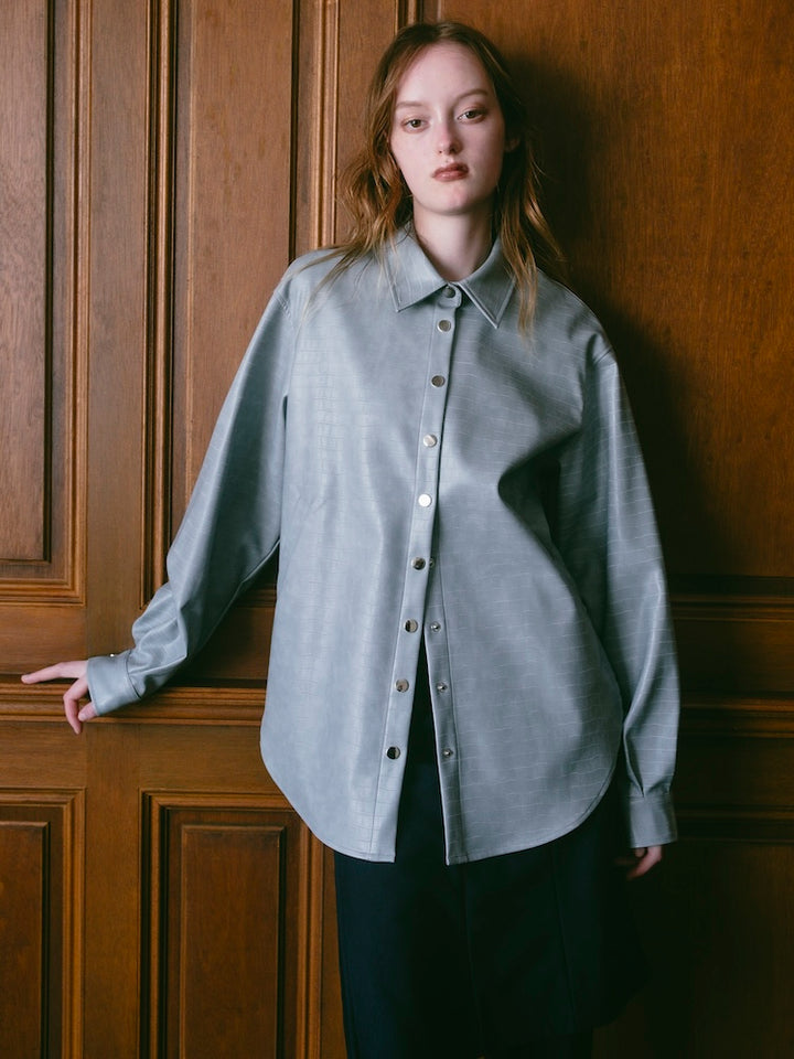 モデル身長：175cm / カラー：BlueGray