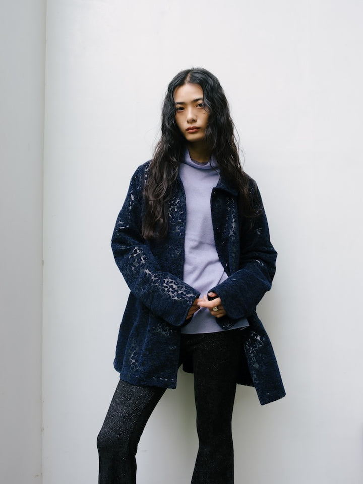 Jacquard Coverall Blouson モデル身長：170cm