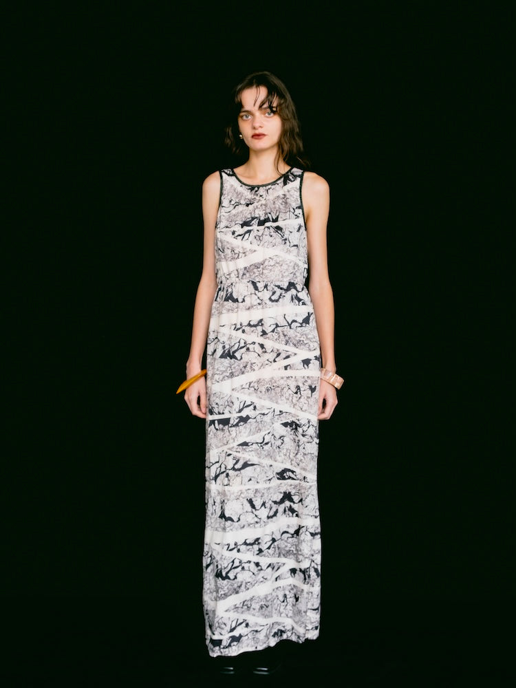 "RUE de FEMME" Abstract Dress