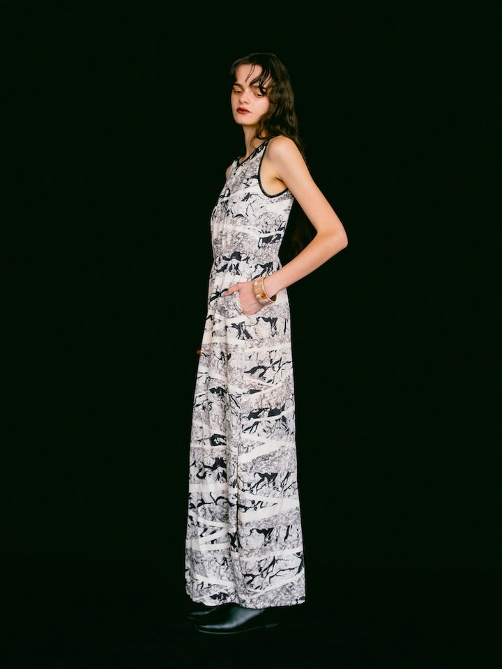 "RUE de FEMME" Abstract Dress
