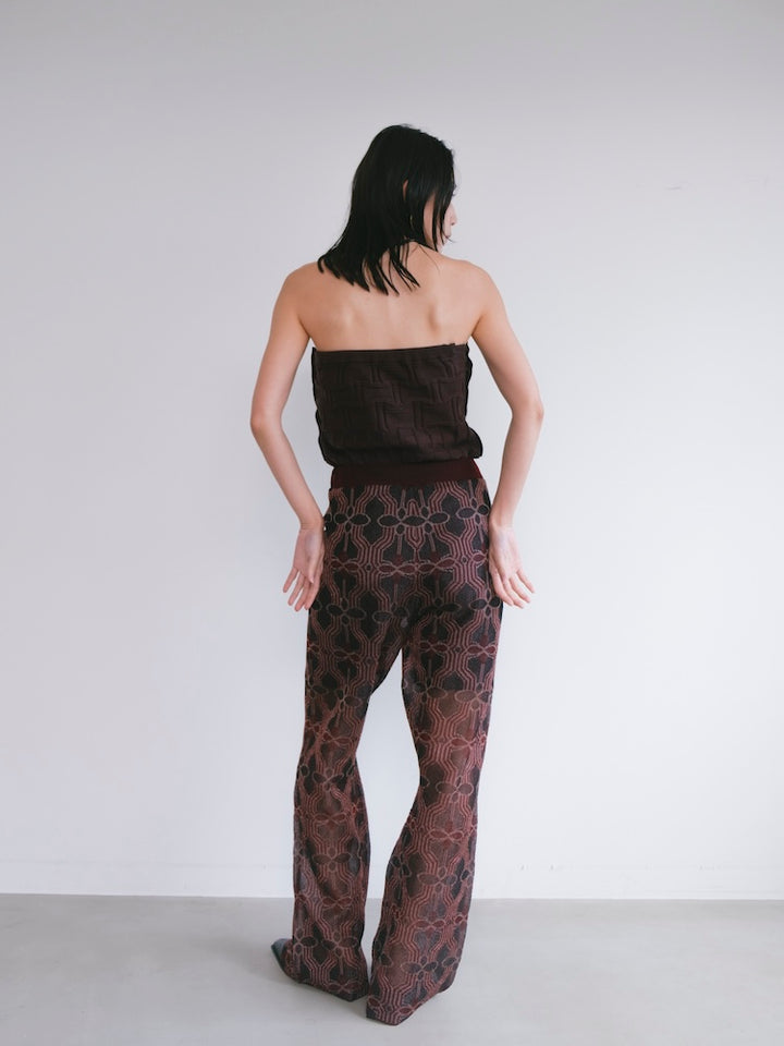 モデル身長：163cm / カラー：Bordeaux