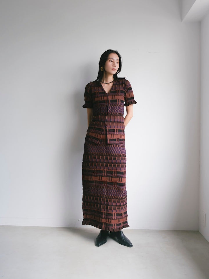 モデル身長：163cm / カラー：Brown