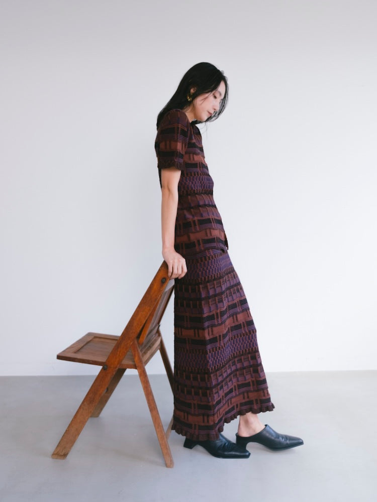 モデル身長：163cm / カラー：Brown