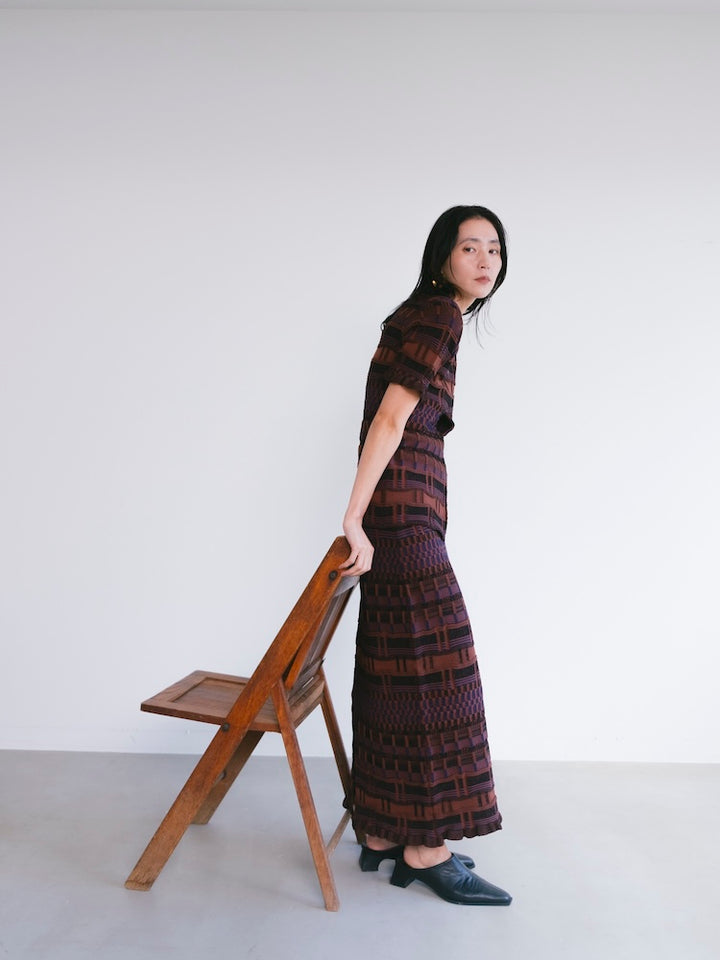 モデル身長：163cm / カラー：Brown