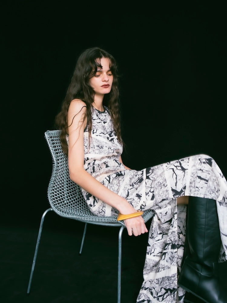"RUE de FEMME" Abstract Dress