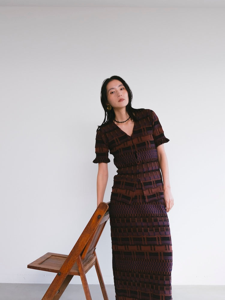 モデル身長：163cm / カラー：Brown