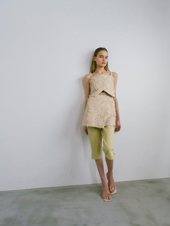 モデル身長：167cm / カラー：Ivory