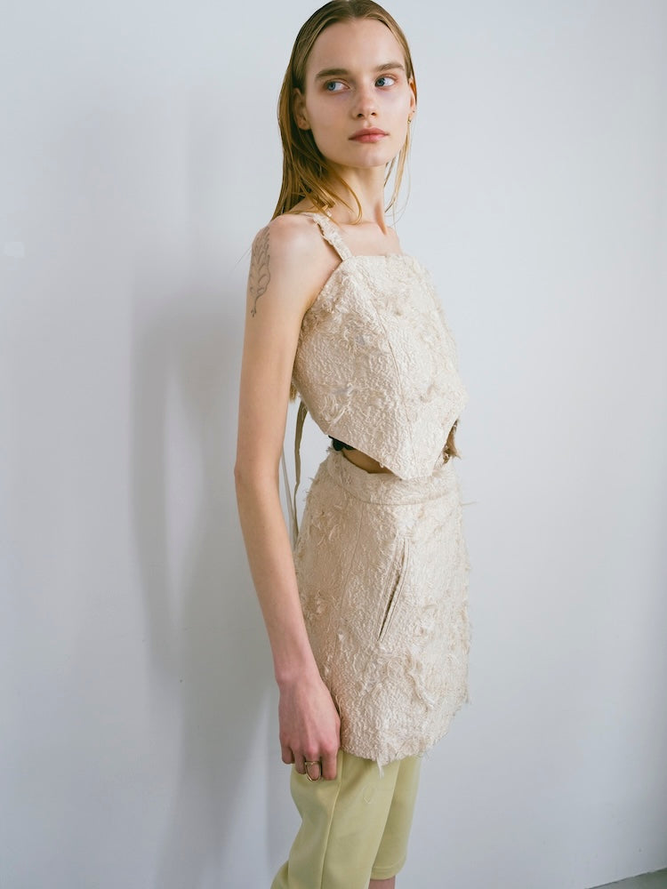 モデル身長：167cm / カラー：Ivory