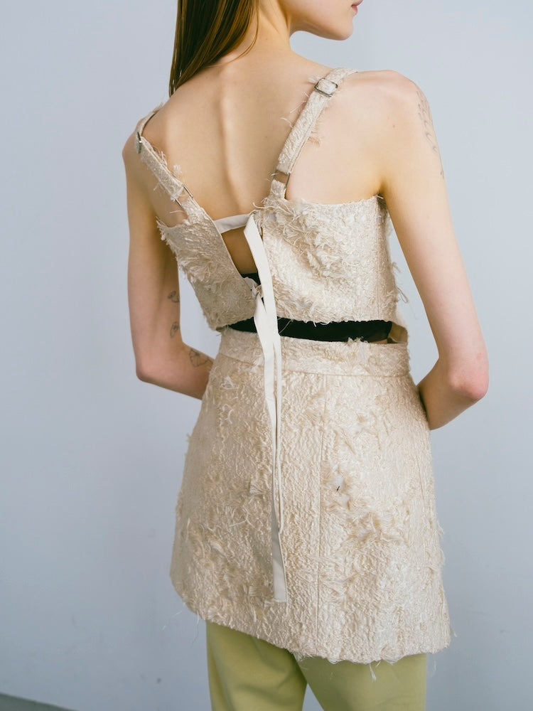 モデル身長：167cm / カラー：Ivory