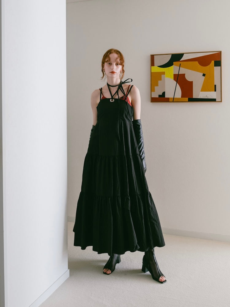 Eyelet Tiered Dress｜アイレットティアードドレス – MARTE