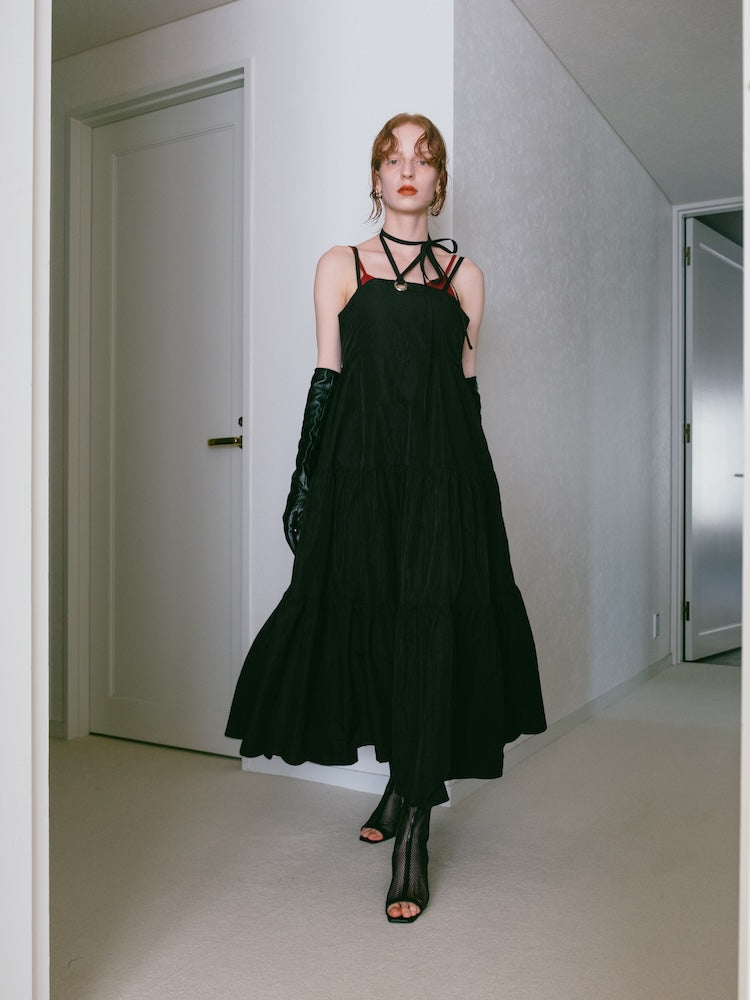 Eyelet Tiered Dress｜アイレットティアードドレス – MARTE