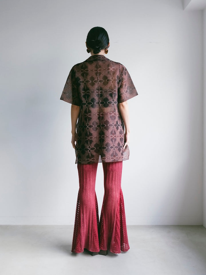 モデル身長：163cm / カラー：Bordeaux