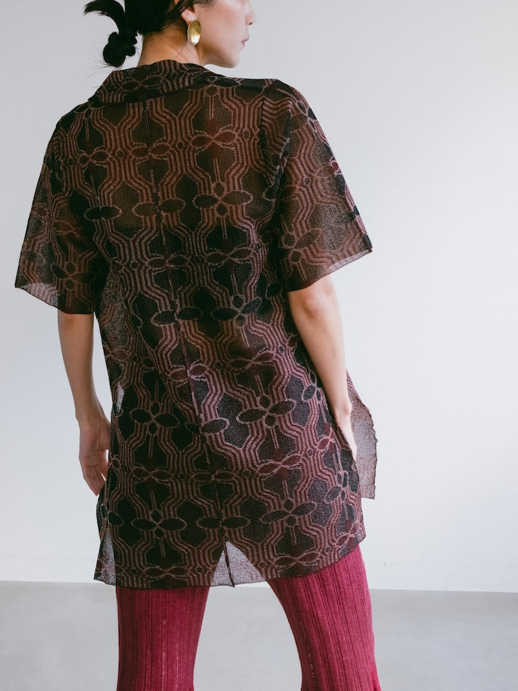 モデル身長：163cm / カラー：Bordeaux