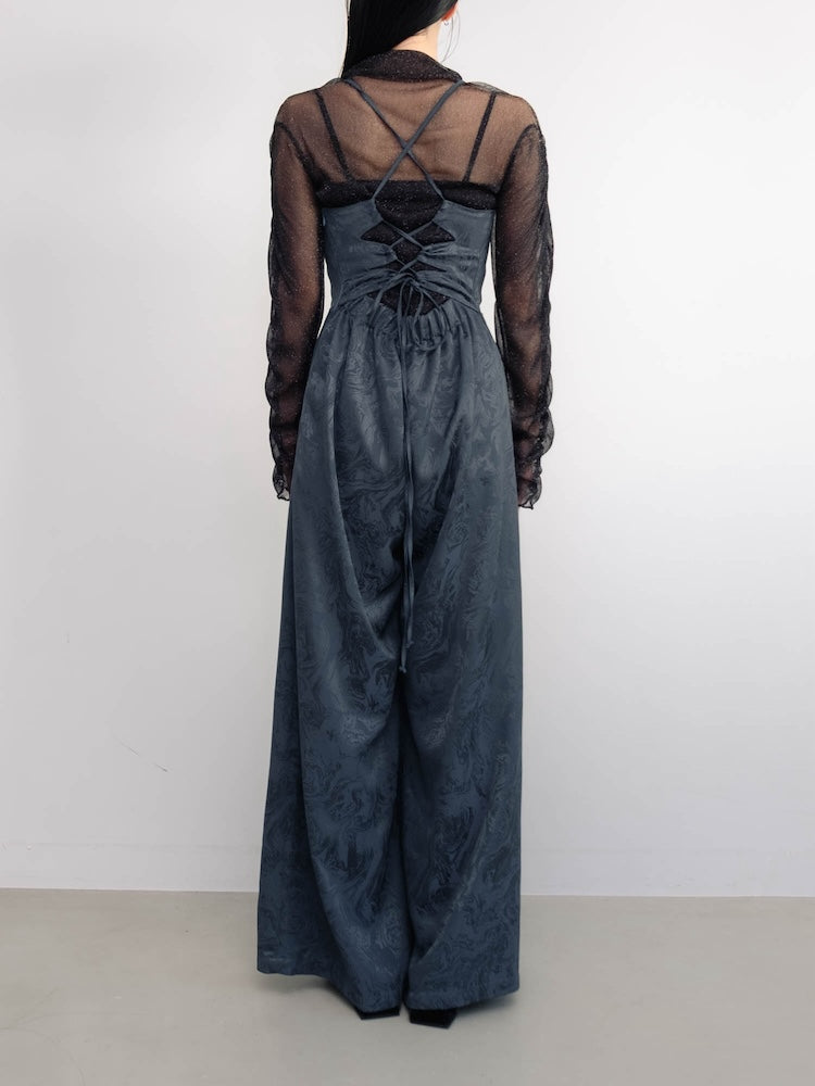 モデル身長：158cm / カラー：Navy