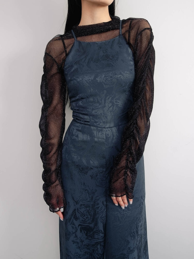 モデル身長：158cm / カラー：Navy