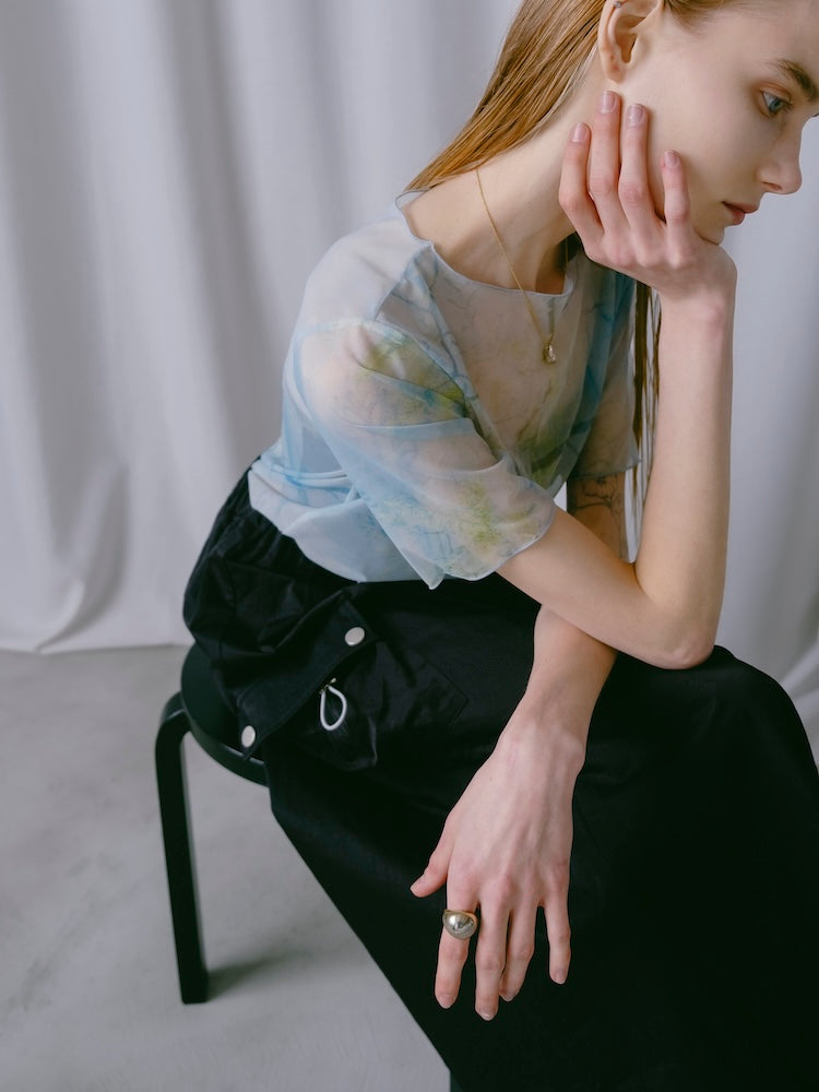 モデル身長：167cm / カラー：Black