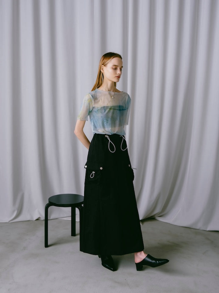 モデル身長：167cm / カラー：Black