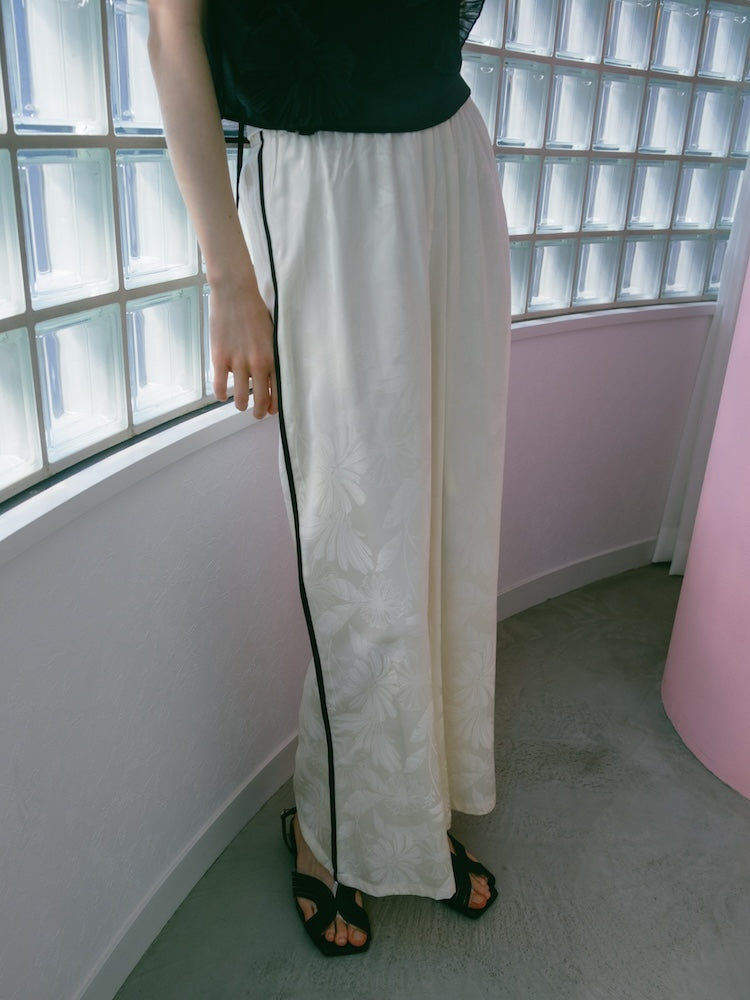 Satin Jacquard Pants｜サテンジャガードパンツ – MARTE