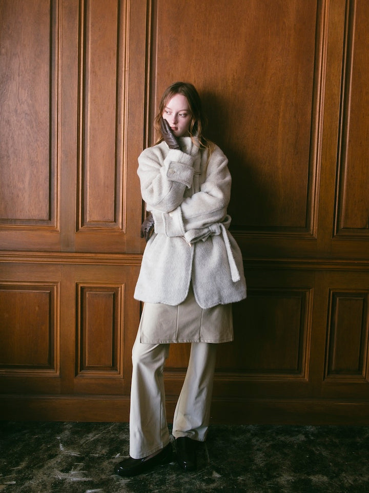 モデル身長：175cm / カラー：Beige