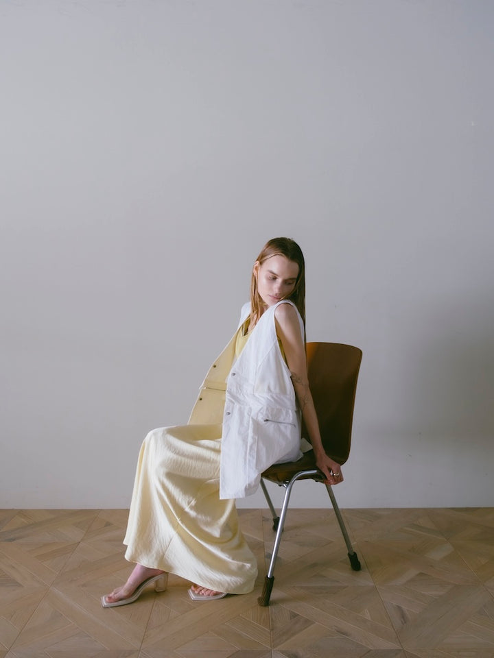 モデル身長：167cm / カラー：Ivory