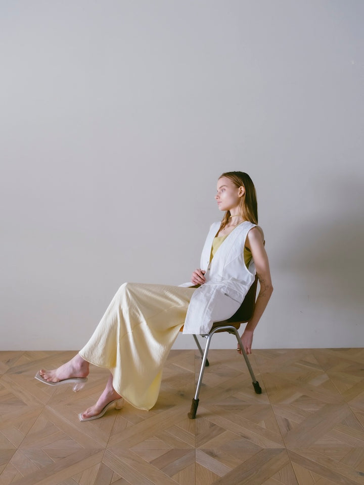 モデル身長：167cm / カラー：Yellow / モデル着用：Mサイズ