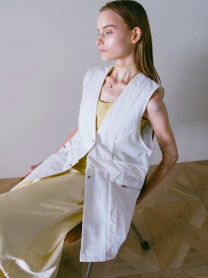 モデル身長：167cm / カラー：Ivory