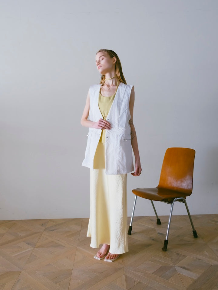 モデル身長：167cm / カラー：Ivory