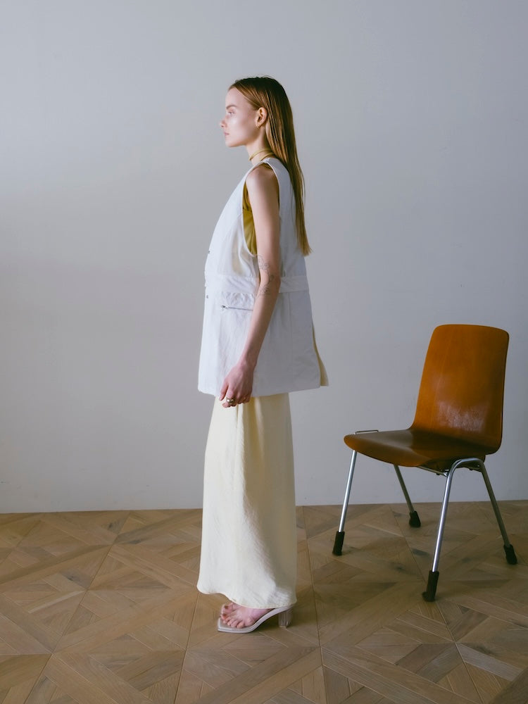 モデル身長：167cm / カラー：Ivory