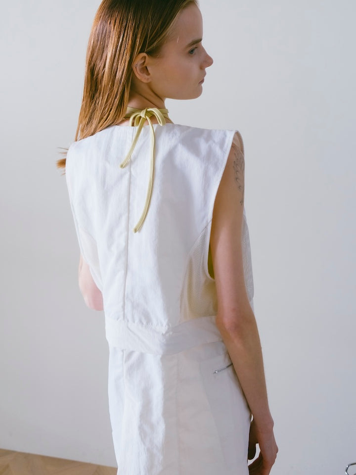 モデル身長：167cm / カラー：Ivory