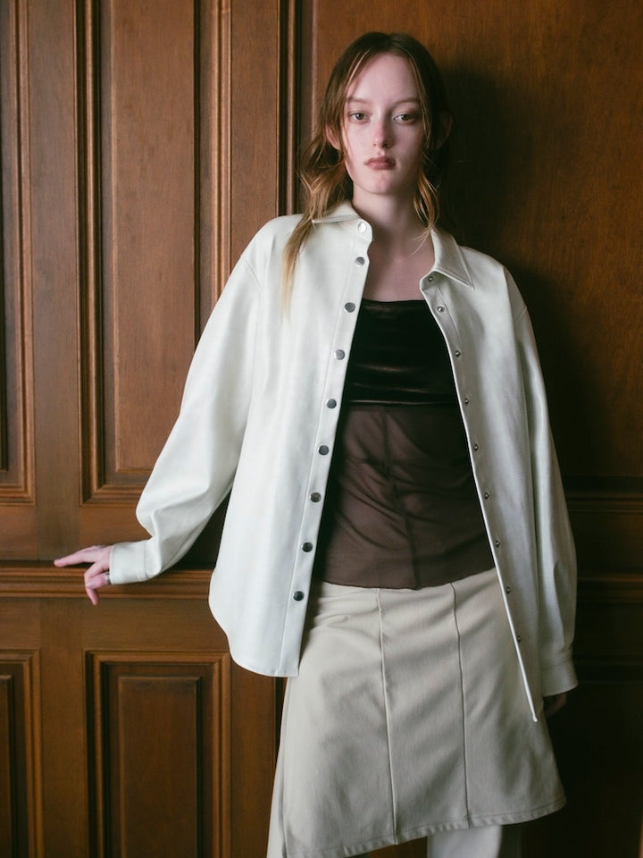 モデル身長：175cm / カラー：Ivory
