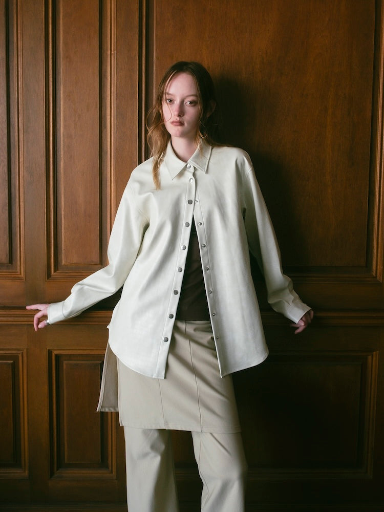 モデル身長：175cm / カラー：Ivory