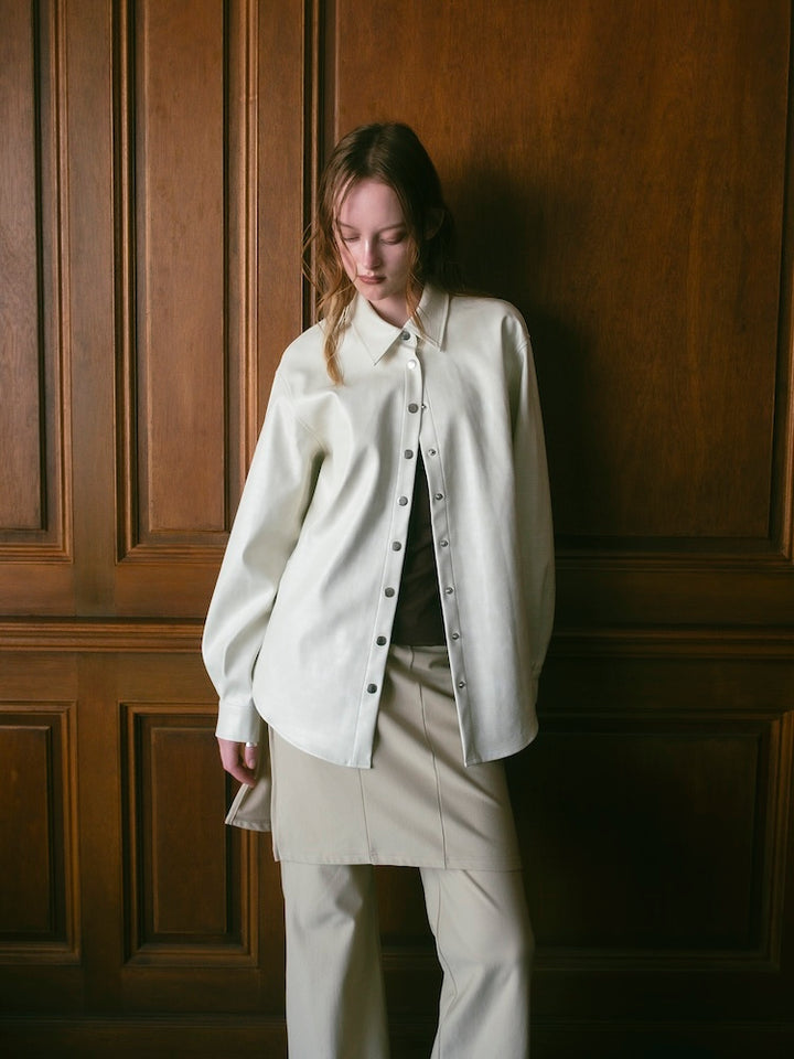 モデル身長：175cm / カラー：Ivory