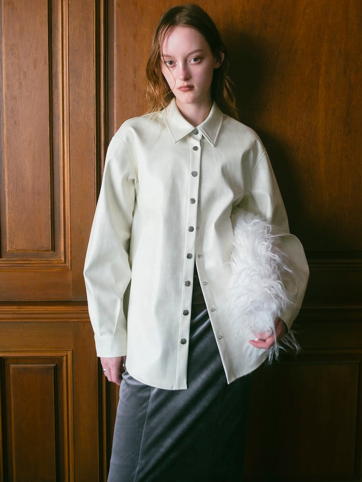 モデル身長：175cm / カラー：Ivory