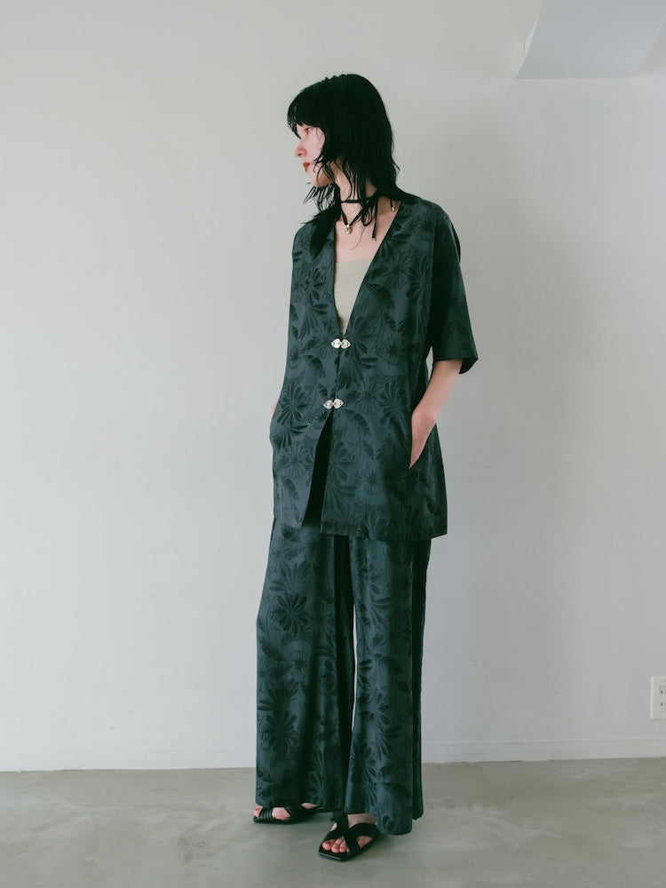Satin Jacquard Pants｜サテンジャガードパンツ – MARTE
