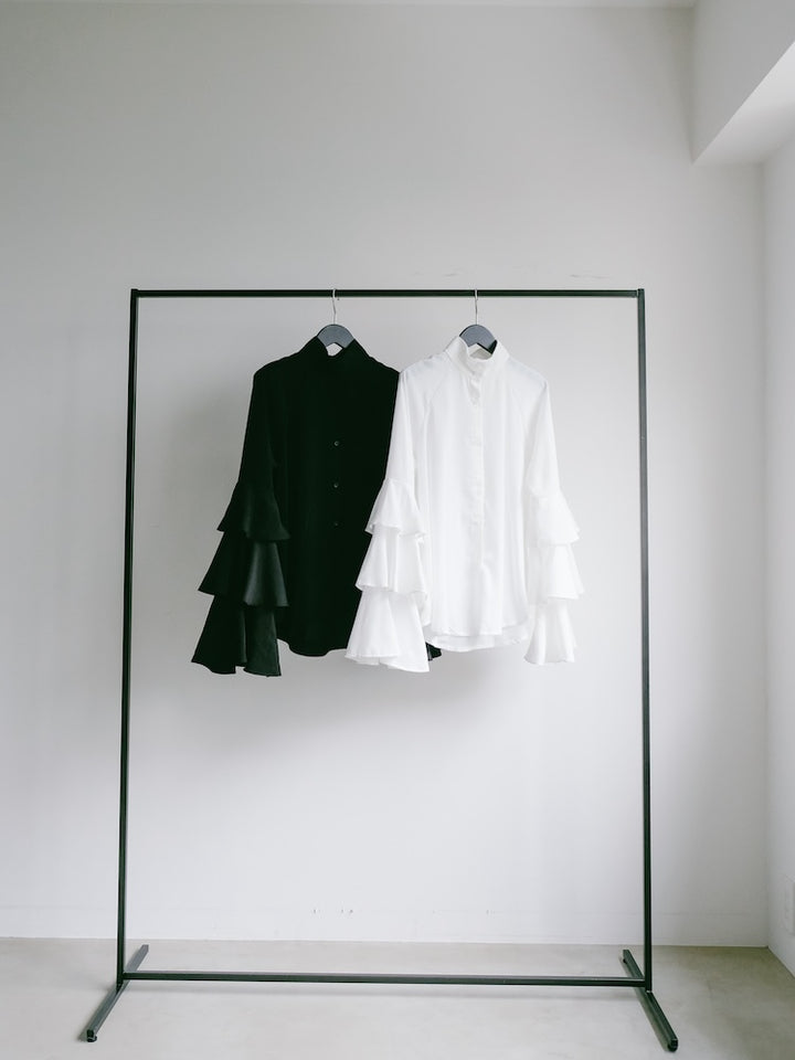 【26ss_EXB】Tiered Sleeve Blouse