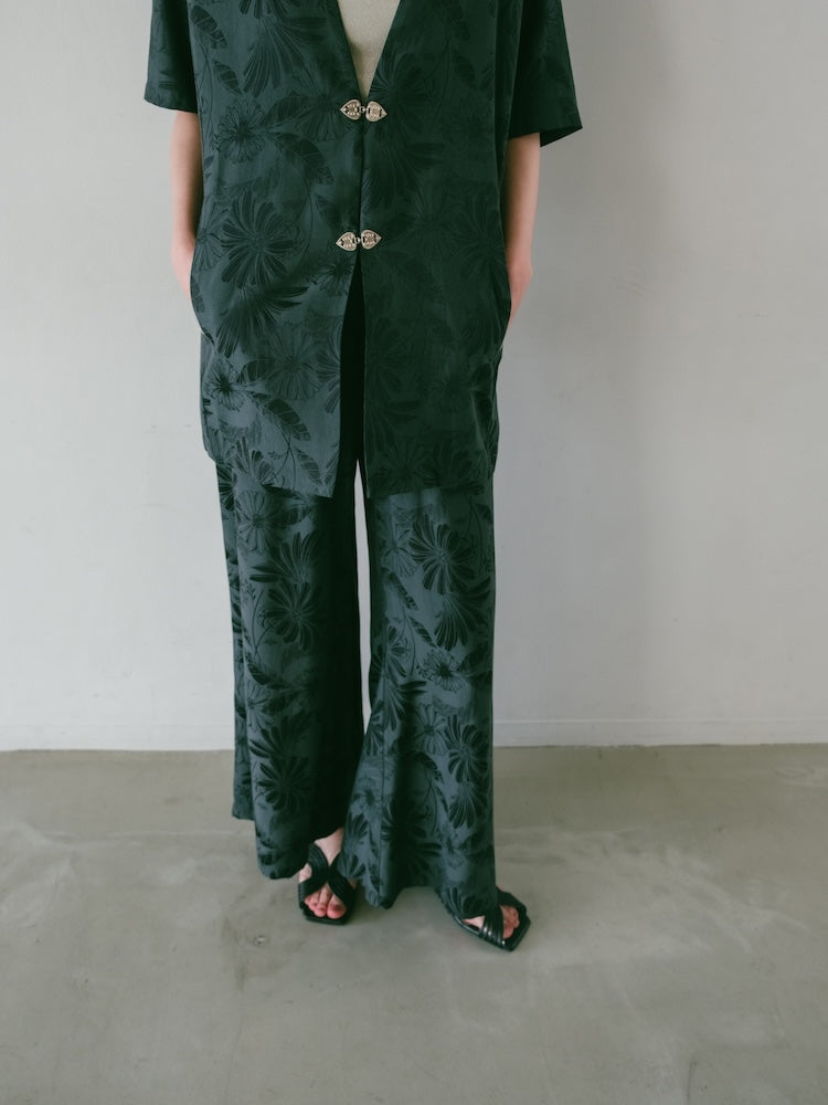 Satin Jacquard Pants｜サテンジャガードパンツ – MARTE