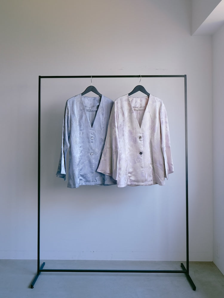 Satin Jacquard Jacket