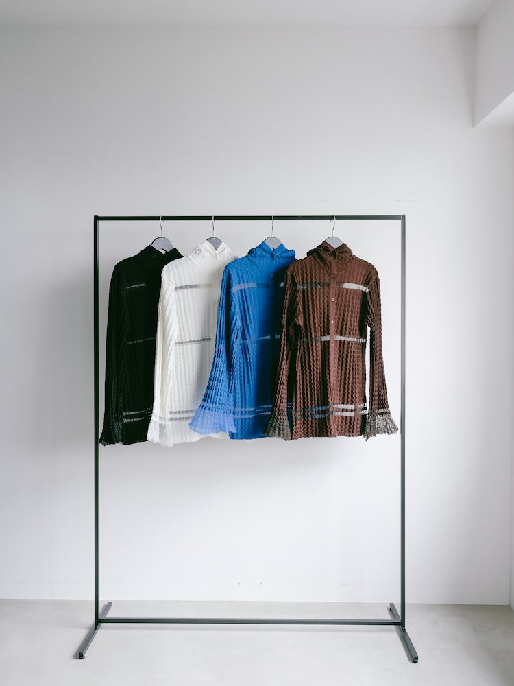【26ss_EXB】Sheer Hoodie Cardigan