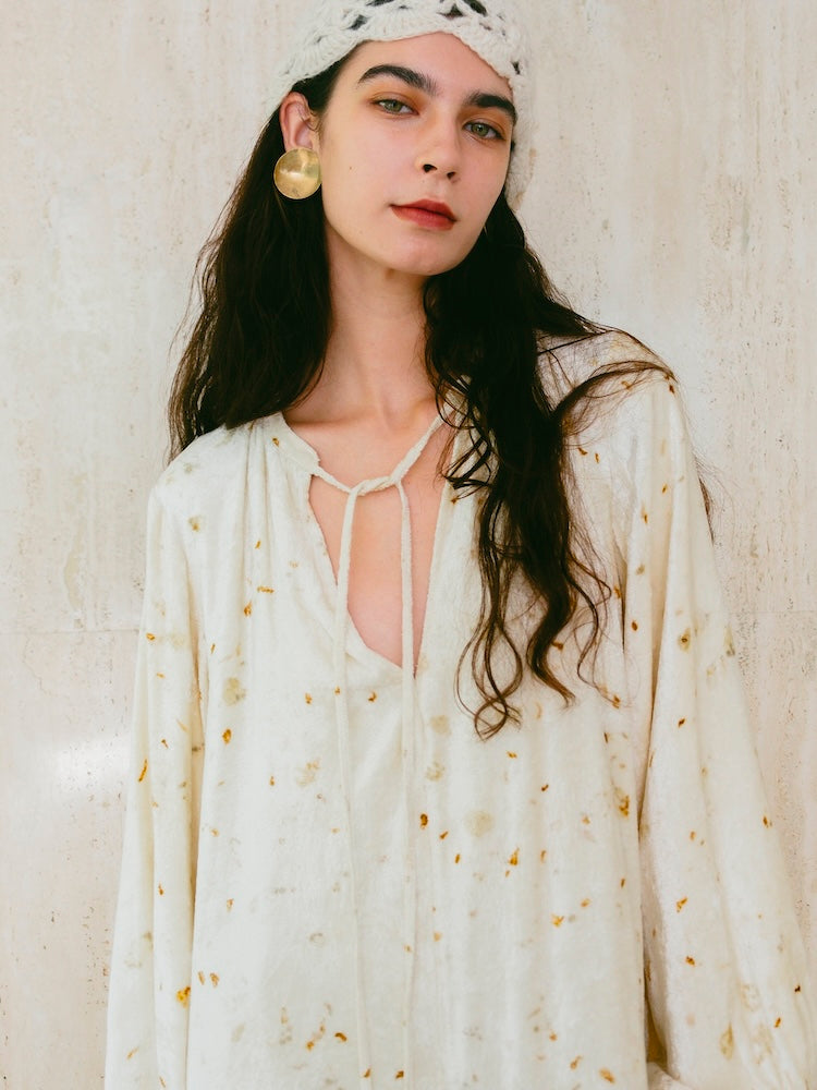 モデル身長：175cm / カラー：Ivory
