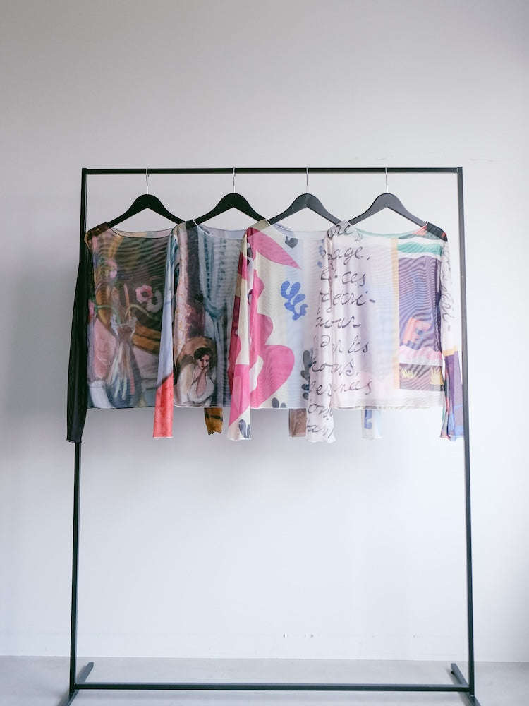 【26ss_EXB】Sheer Top "HENRI MATISSE"