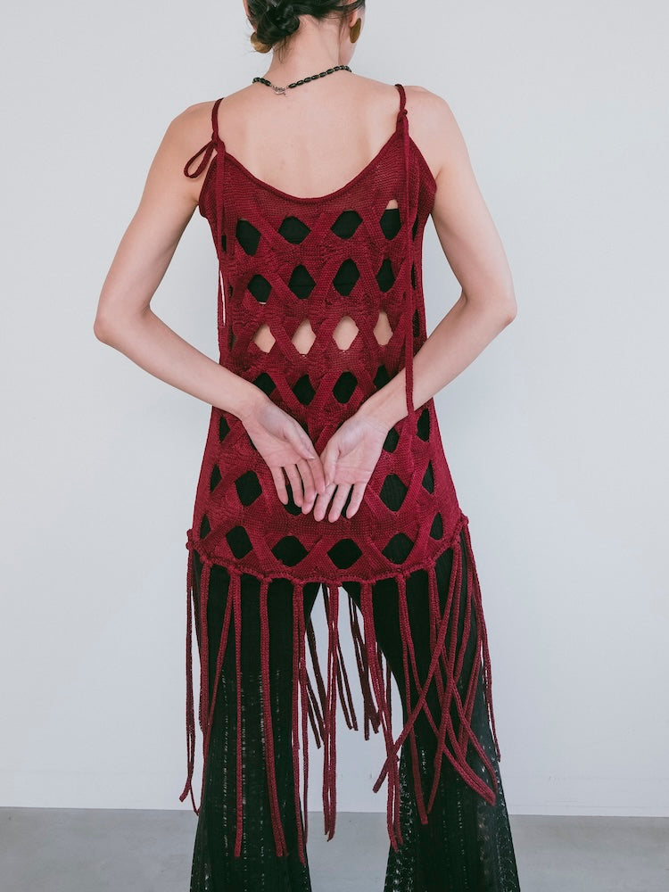 モデル身長：163cm / カラー：Bordeaux