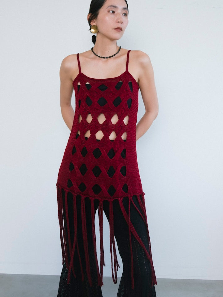 モデル身長：163cm / カラー：Bordeaux