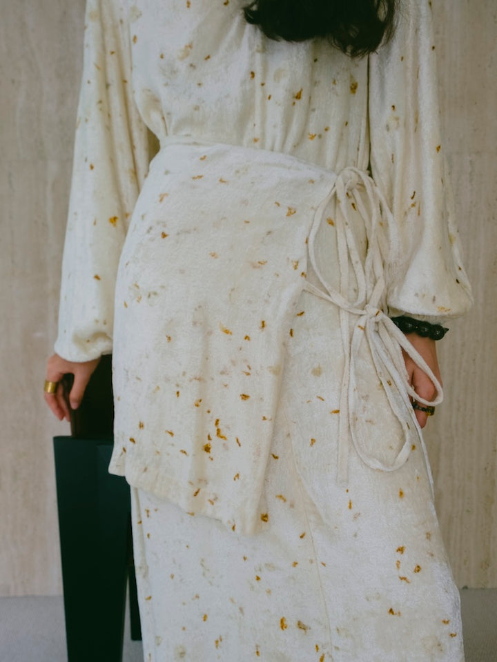モデル身長：175cm / カラー：Ivory