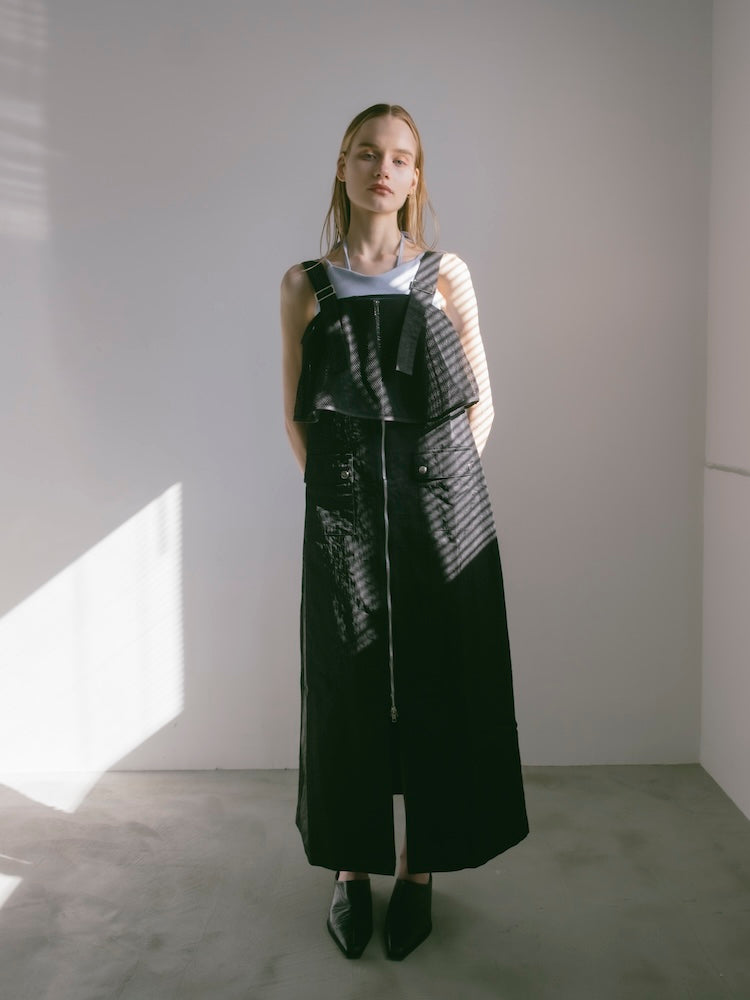 2piece Nylon Salopette｜2ピースナイロン素材サロペット – MARTE